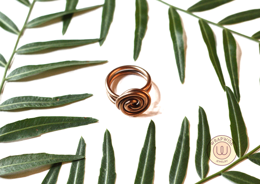 Avery Ring | US 7 | Solid Copper