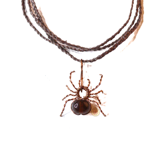 Betsy Spider Matinee Necklace | Solid Copper & Brass