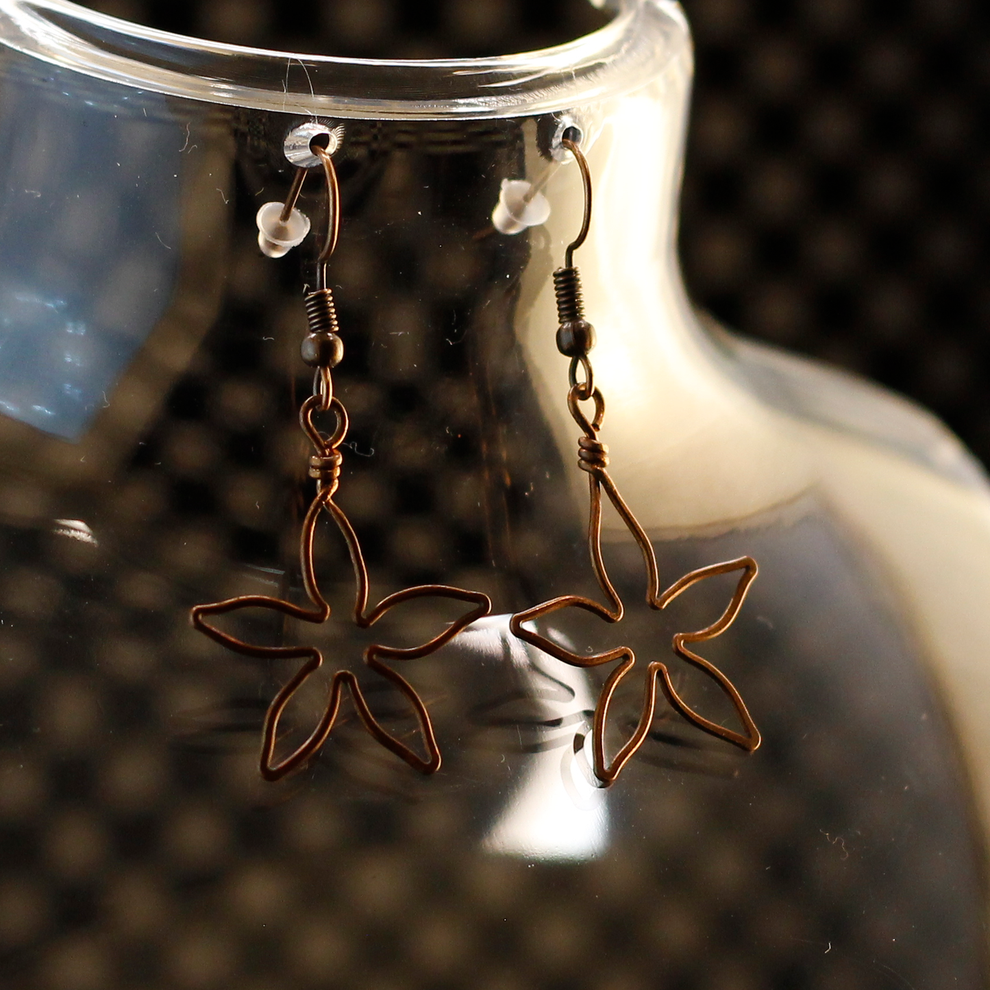 Copper Bloom Earrings